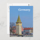 ドイツ古代ライトハウスinリンダウ ポストカード (正面/裏面)