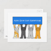 ドイツ名おめでとうございます ポストカード (正面/裏面)