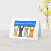 ドイツ名おめでとう カード (黄色い花)