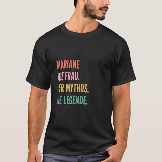 ドイツ名Mariane Tシャツ (正面)