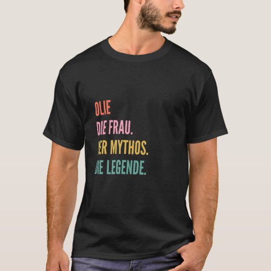 ドイツ名Olie Tシャツ (正面)