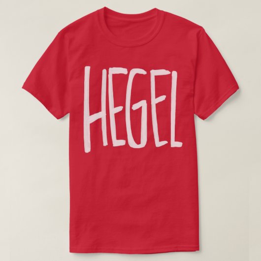 ドイツ哲学者ヘーゲル1 Tシャツ (デザイン正面)
