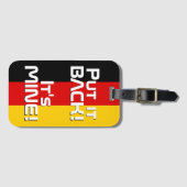 ドイツ国おもしろい旗 ラゲッジタグ (正面横)