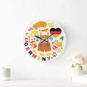 ドイツ国の象徴 ラージ壁時計 (ホーム)