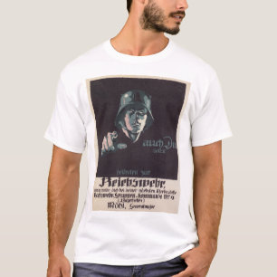ドイツ国の軍隊のプロパガンダポスター Tシャツ