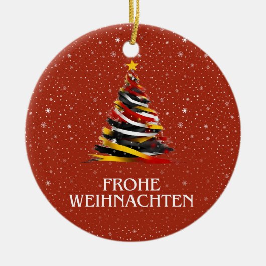 ドイツ国インスパイア旗 セラミックオーナメント (正面)