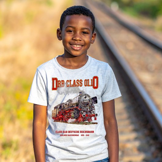 ドイツ国営鉄道01.10型蒸気機関車 Tシャツ