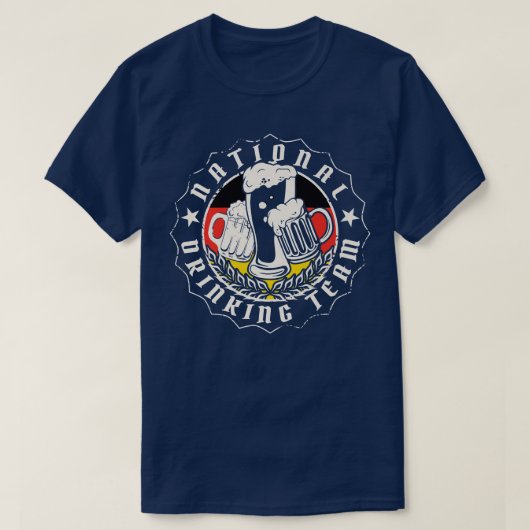 ドイツ国旗おもしろい引用文Be Tシャツ (デザイン正面)