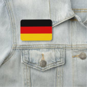 ドイツ国旗が付いた愛国的な名前タグ 名札 (インサイチュ)