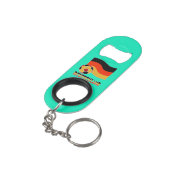 ドイツ国旗とサッカーボールグレイ縁ど キーホルダー栓抜き (裏面アングル)