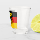ドイツ国旗とドイツ国の愛国者/スポーツ ショットグラス (右)