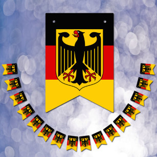 ドイツ国旗とパーティードイツのバナー/結婚式 バンティングフラッグ