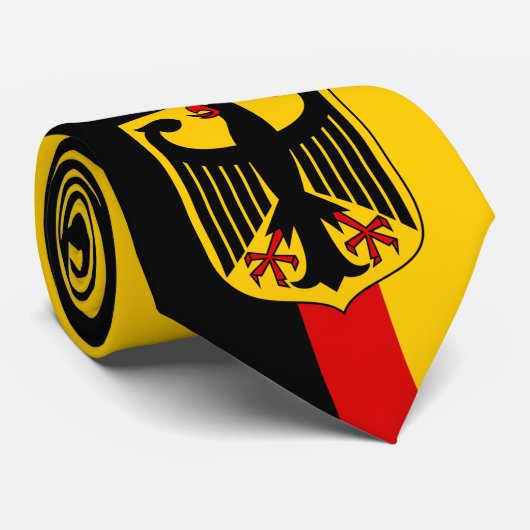 ドイツ国旗とビジネスGermany、旅行/スポーツ ネクタイ (ロール)