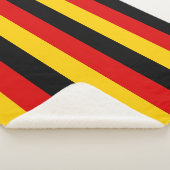 ドイツ国旗と愛国心シェルパ毛布 シェルパブランケット (3/4)