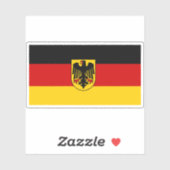 ドイツ国旗と署名・軍隊国旗 シール (シート)