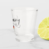 ドイツ国旗にドイツのハート ショットグラス (右)