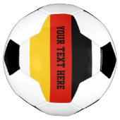 ドイツ国旗のカスタムサッカーボールギフト サッカーボール (回転)