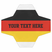 ドイツ国旗のカスタムサッカーボールギフト サッカーボール (フラット)