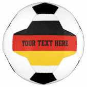 ドイツ国旗のカスタムサッカーボールギフト サッカーボール (正面)