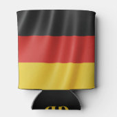 ドイツ国旗のカスタムモノグラム缶クーラー 缶クーラー (裏面)