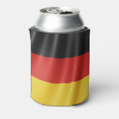 ドイツ国旗のカスタムモノグラム缶クーラー 缶クーラー (缶裏面)