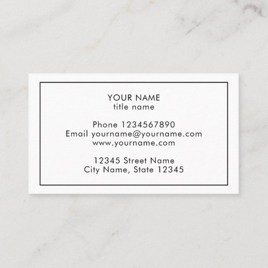 ドイツ国旗のカスタム名刺テンプレート 名刺 (裏面)