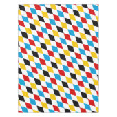 ドイツ国旗のカラーズブルーダイヤモンドオクトーバーフェスト テーブルクロス (正面)