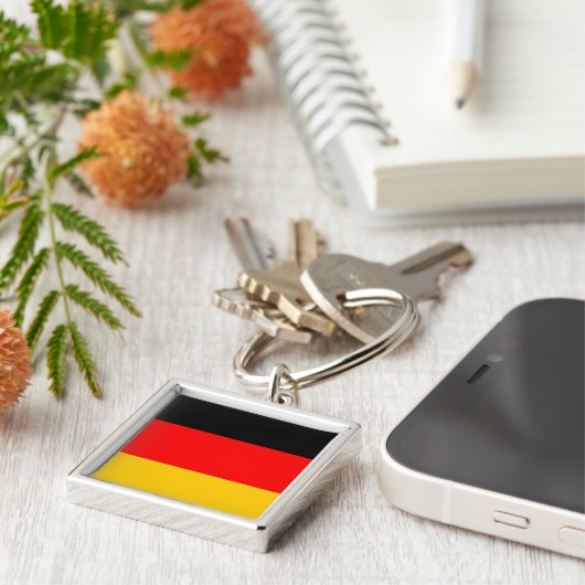 ドイツ国旗のキーチェーン キーホルダー (側面)