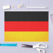 ドイツ国旗のギフトティッシュペーパー 薄葉紙 (クラフト)