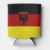 ドイツ国旗のコート 缶クーラー (正面)