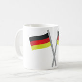 ドイツ国旗のコーヒーマグ コーヒーマグカップ (正面左)