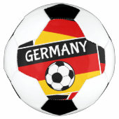 ドイツ国旗のサッカーサッカーボールコラージュ サッカーボール (正面)