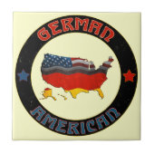 ドイツ国旗のタイル タイル (正面)