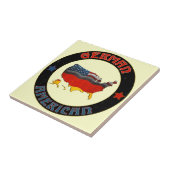 ドイツ国旗のタイル タイル (側面)