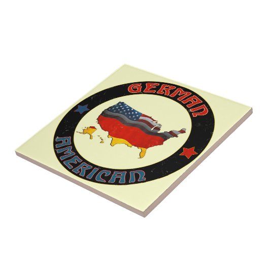 ドイツ国旗のタイル タイル (側面)