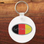 ドイツ国旗のデザイン! キーホルダー (正面)