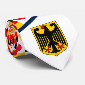 ドイツ国旗のハートパターン国立プライド ネクタイ (ロール)