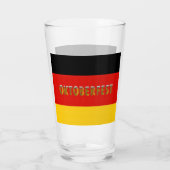 ドイツ国旗のビールフェスティバルオクトーバーフェスト タンブラーグラス (裏面)