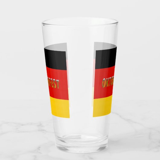 ドイツ国旗のビールフェスティバルオクトーバーフェスト タンブラーグラス (右)