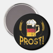 ドイツ国旗のビール愛好家オクトーバーフェスト マグネット (正面/裏面)