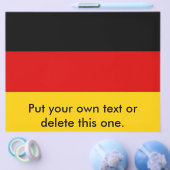 ドイツ国旗のフライヤー チラシ (シングル)