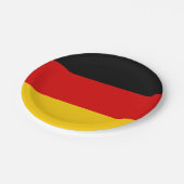 ドイツ国旗のプレート、パーティー、スポーツ、ドイツ ペーパープレート (アングル)