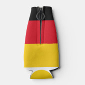 ドイツ国旗のプロスト漫画応援ビール ボトルクーラー (裏面)