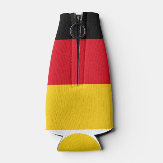 ドイツ国旗のプロスト漫画応援ビール ボトルクーラー (裏面)