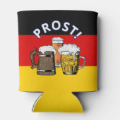 ドイツ国旗のプロスト漫画応援ビール 缶クーラー (裏面)