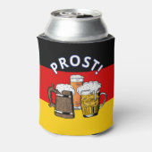 ドイツ国旗のプロスト漫画応援ビール 缶クーラー (缶裏面)