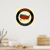 ドイツ国旗のポスター ポスター (キッチン)