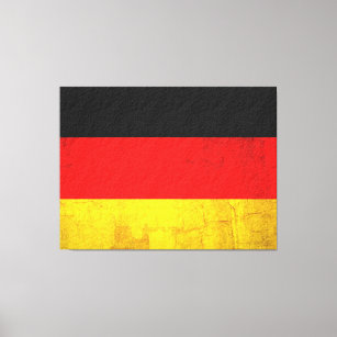 ドイツ国旗のヴィンテージ2 キャンバスプリント