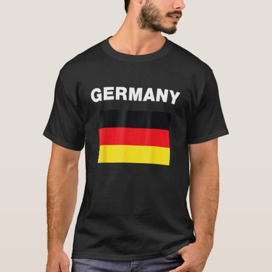 ドイツ国旗の伝統 Tシャツ (正面)