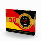 ドイツ国旗の写真ブロック&ドイツ/名前バッジ フォトブロック (右)